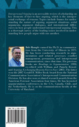 Interpersonal Arguing