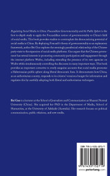 Regulating Social Media in China