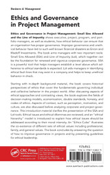 Ethics and Governance in Project Management