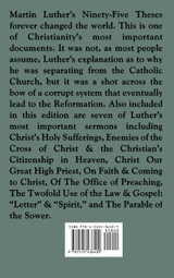 Martin Luther's Ninety-Five Theses and Selected Sermons Martin Luther's Ninety-Five Theses and Selected Sermons