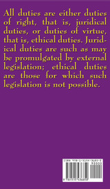 Introduction to the Metaphysic of Morals