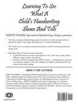 Learning to See What a Child's Handwriting Shows and Tells