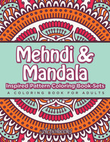 Mehndi & Mandala Inspired Pattern Coloring Book Sets