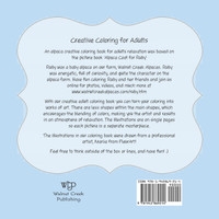 Ruby's Alpaca Creative Coloring Book for Adults Relaxation