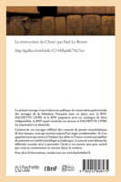 La résurrection du Christ