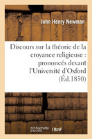 Discours sur la théorie de la croyance religieuse
