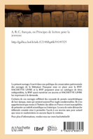 A, B, C, français, ou Principes de lecture pour la jeunesse