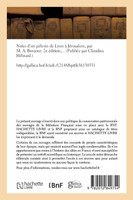 Notes d'un pélerin de Lyon à Jérusalem