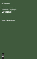 Werke, Band 2, Wortindex