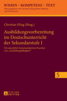 Ausbildungsvorbereitung im Deutschunterricht der Sekundarstufe I