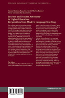 Learner and Teacher Autonomy in Higher Education