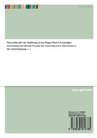 Jean Piagets Stufenmodell der geistigen Entwicklung