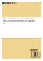 Restaurant Financial Plan