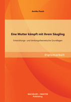 Eine Mutter kämpft mit ihrem Säugling