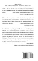 The Constitution & the Pride of Reason