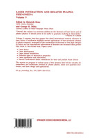 Laser Interaction and Related Plasma Phenomena