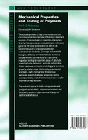 Mechanical Properties and Testing of Polymers