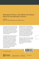 Development Policy in the Twenty-First Century