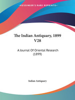 The Indian Antiquary, 1899 V28