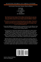 Quantum Dynamics of Simple Systems