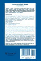 Statistics As Principled Argument