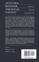 Attitudes, Behavior, and Social Context