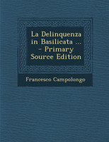 La Delinquenza in Basilicata ...