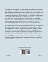 Cecil County, Maryland, Marriage References and Family Relationships, 1825-1850