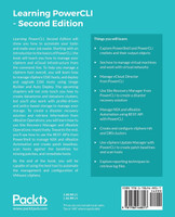 Learning PowerCLI Second Edition