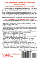 Rare Jewel of Christian Contentment