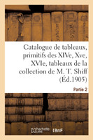 Catalogue de tableaux, primitifs des XIVe, XVe et XVIe siècles, tableaux modernes par Carrière