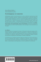 Terminologie(s) et traduction