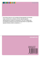 Regionalentwicklung und Regionalförderung in der Slowakei, Ungarn und Slowenien