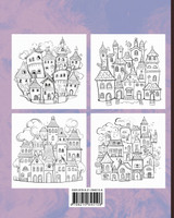 Whimsical Houses Coloring Book For Adults