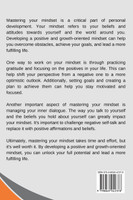 Mastering Your Mindset Wisdom for Personal Development