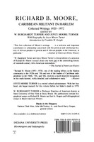 Richard B. Moore, Caribbean Militant in Harlem