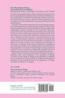 Plant Physiological Ecology