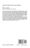 Augustus De Morgan and the Logic of Relations