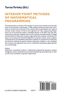 Interior Point Methods of Mathematical Programming