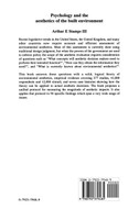 Psychology and the Aesthetics of the Built Environment