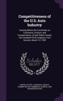 Competitiveness of the U.S. Auto Industry