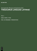 Progenies - Pronuntiatus