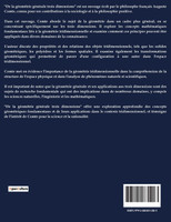 De la géométrie générale trois dimensions