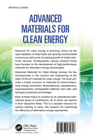 Advanced Materials for Clean Energy