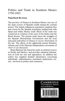Politics and Trade in Mexico 1750 1821