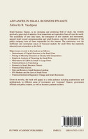 Advances in Small Business Finance