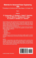 Materials for Advanced Power Engineering 1994