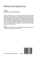 Minimax and Applications