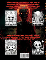 Halloween Horrors and Frights! Part 4 Advanced Adult Coloring Book