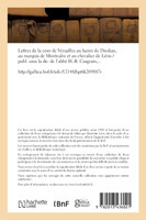 Lettres de la cour de Versailles au baron de Dieskau, au marquis de Montcalm